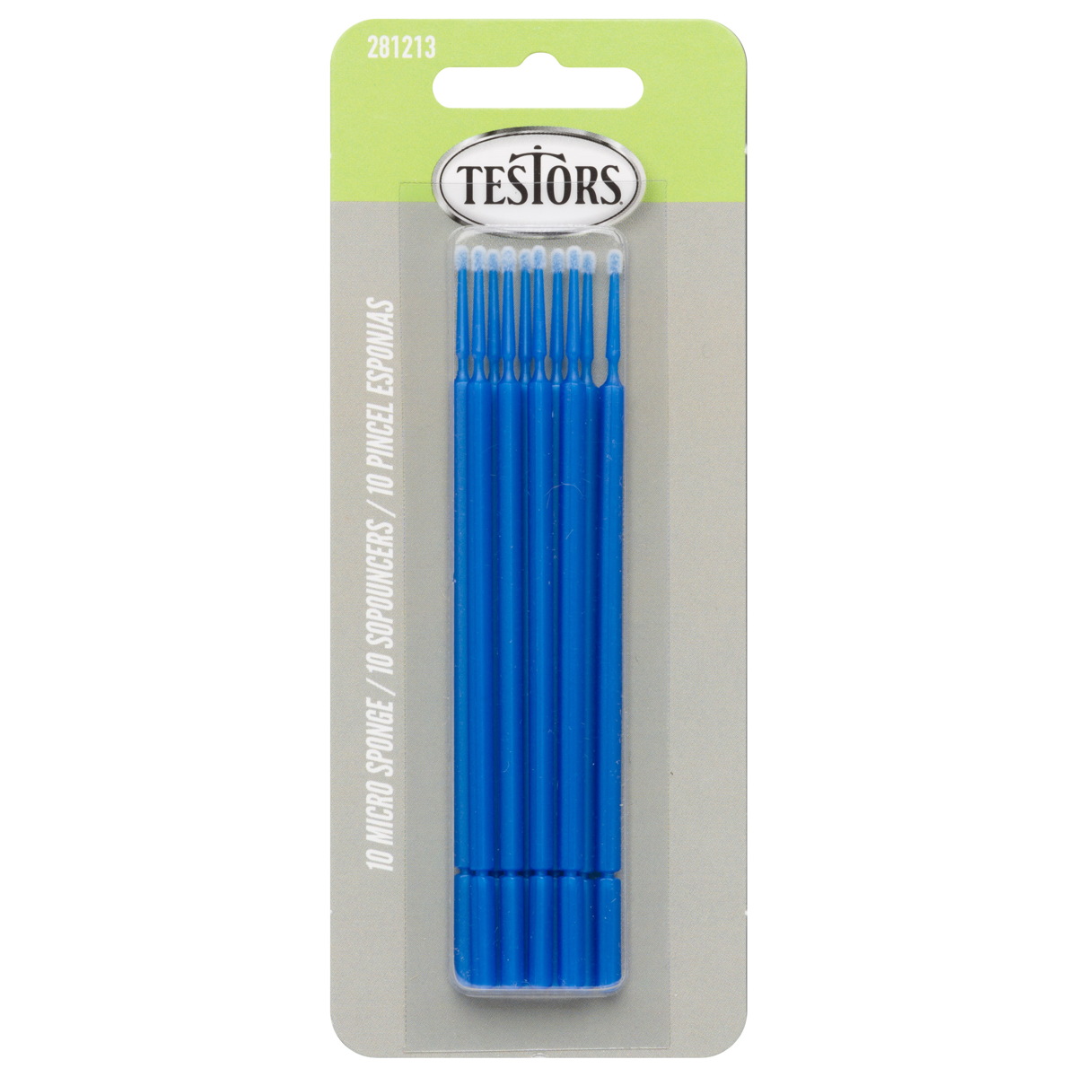 Testors Set 10 Pinceles Esponja